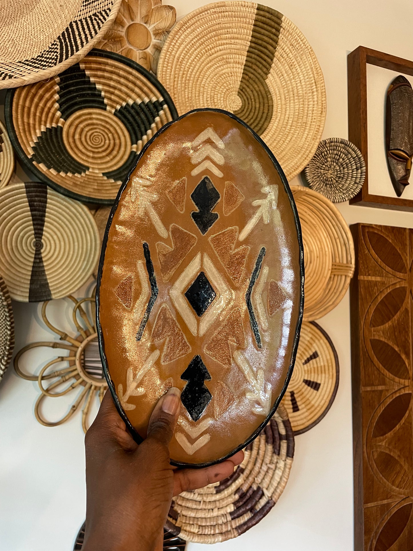 Carved platter